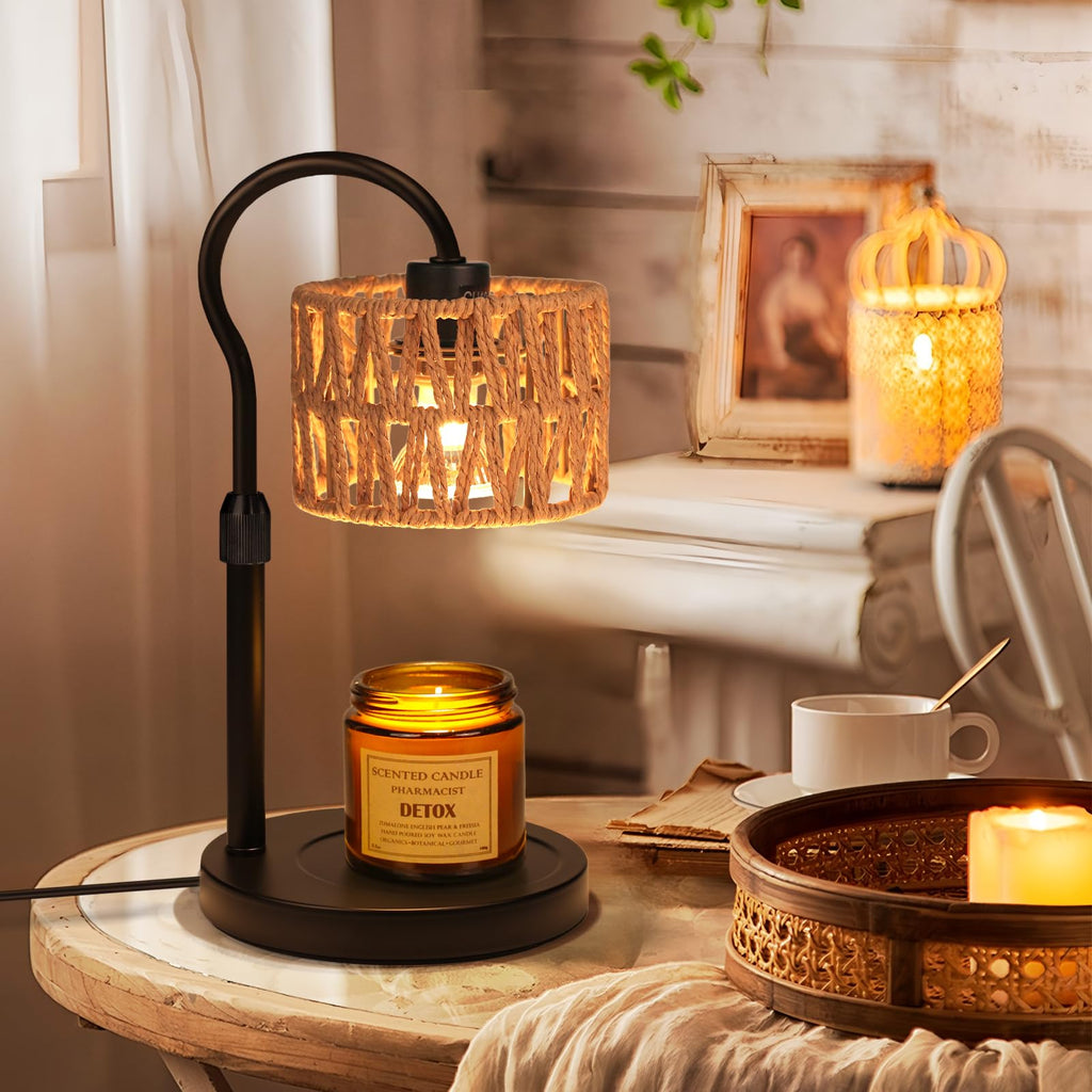 Adjustable Candle Warmer Lamp with 2 Bulbs J333385