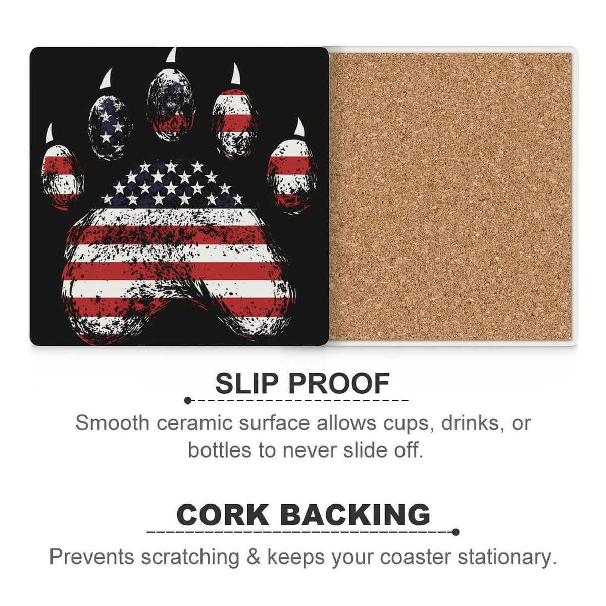 Ceramic Coasters Set Q629625