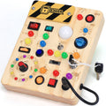 Wooden Sensory Activity Board with LED Light Switches L8726
