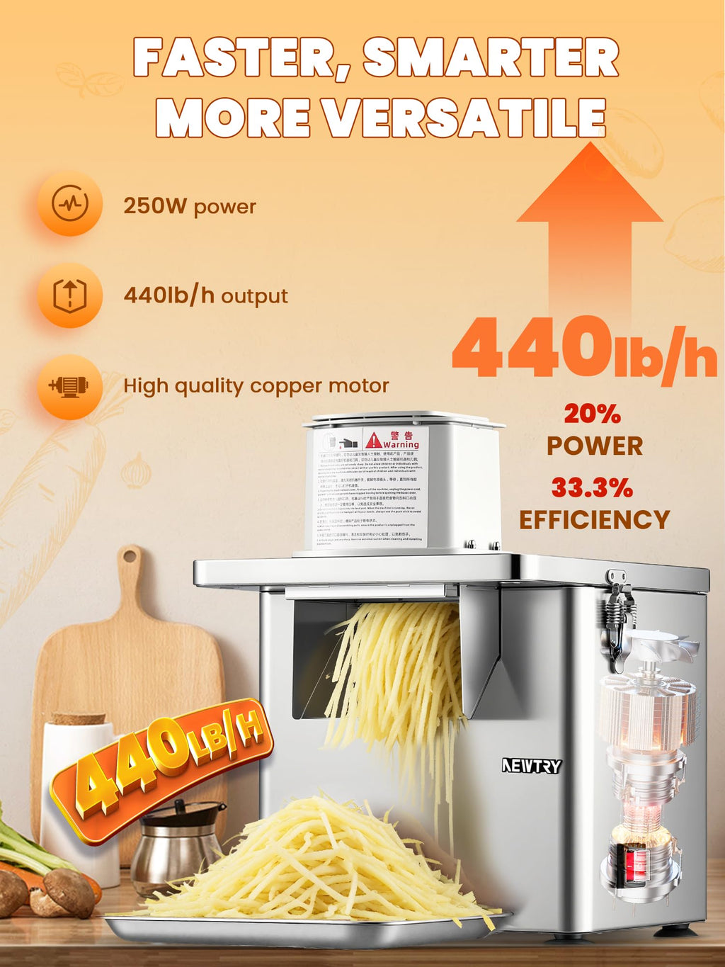 4 in 1 Electric Vegetable Processor Q376
