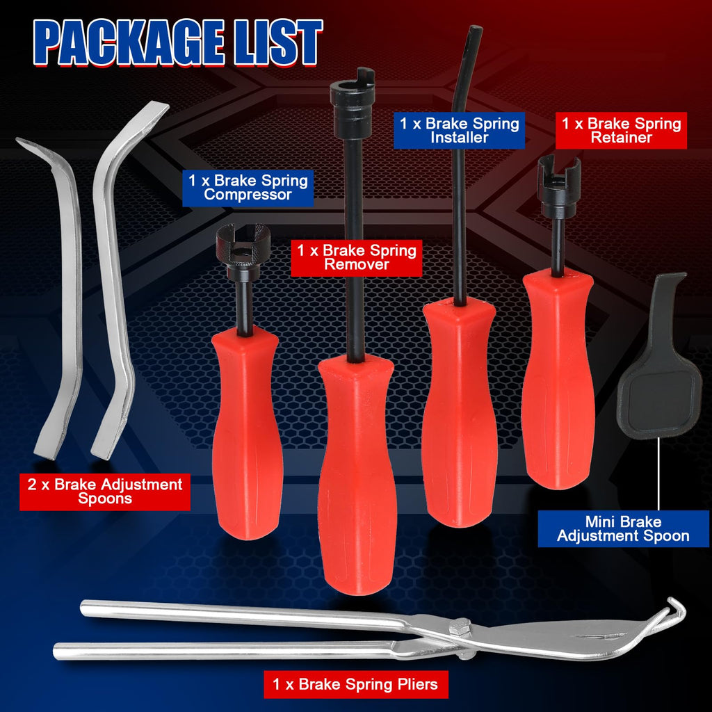8PCS Drum Brake Tool Kit N65302