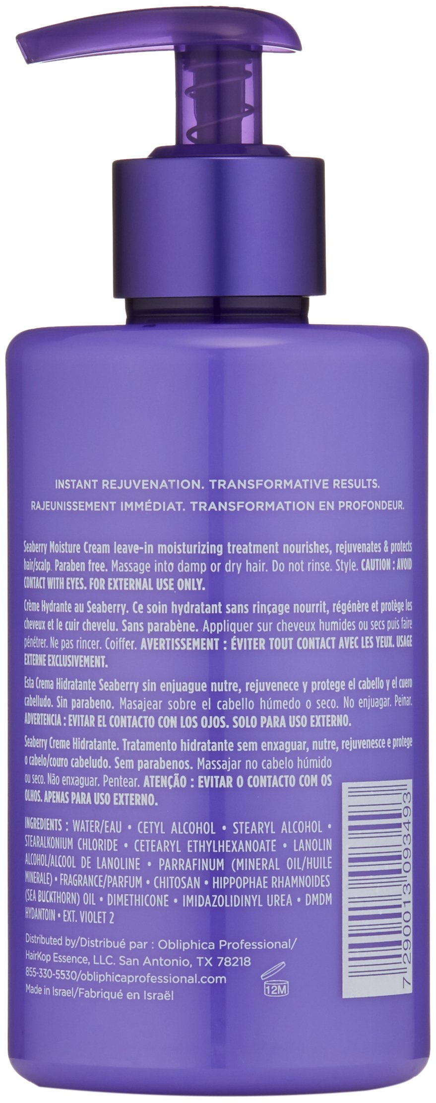 Leave In Moisture and Styling Cream 10 Fl Oz W8947