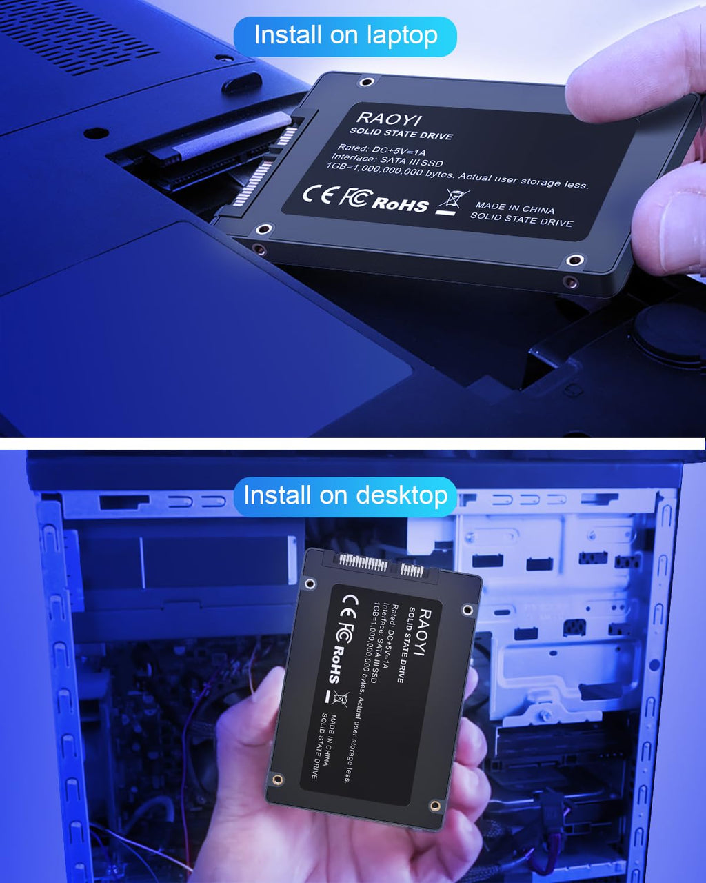 256GB SATA III 2.5” Internal SSD V308