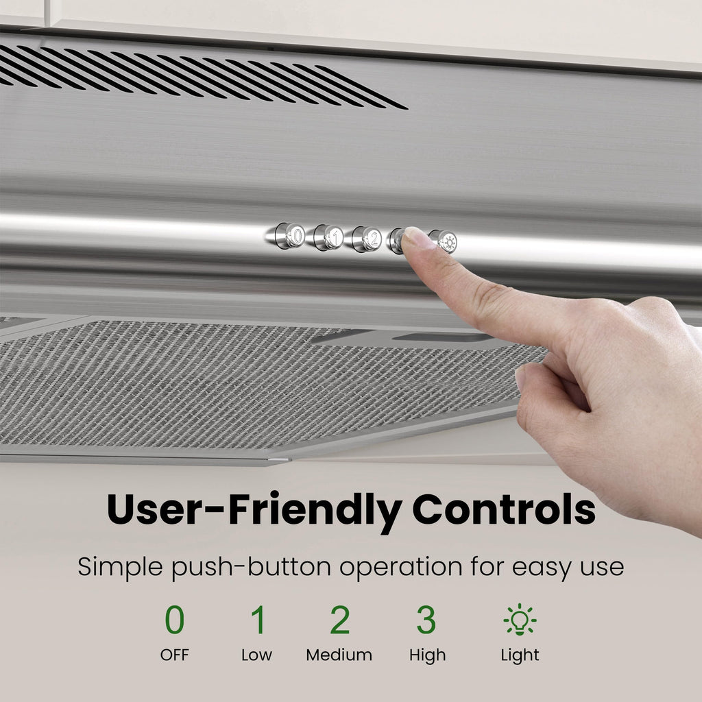 30 inch 300 CFM Under Cabinet Range Hood V5582