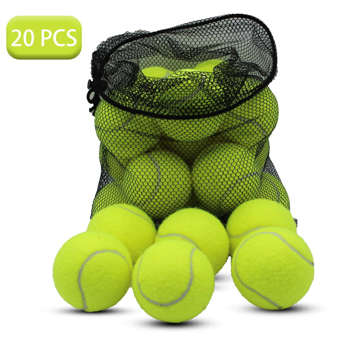 20 Pack Tennis Balls with Mesh Bag P811