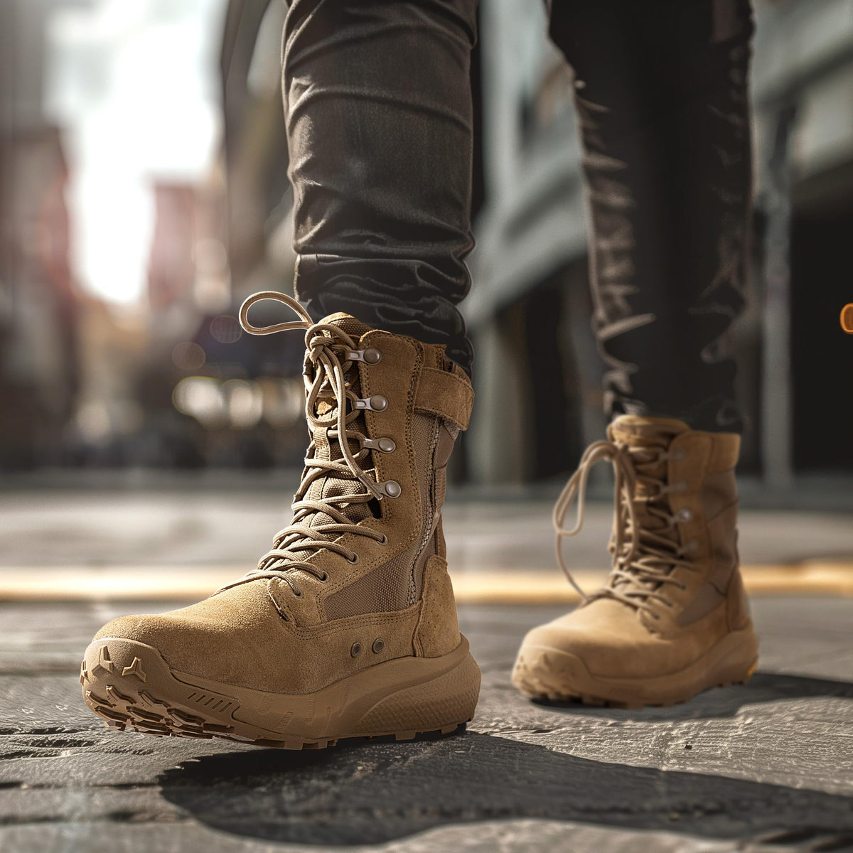 Men's Breathable Tactical Work Boots U8976