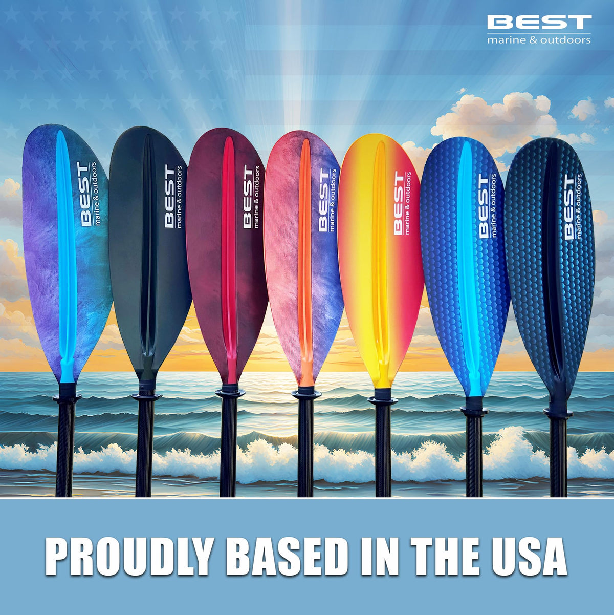 Carbon Fiber 2-Piece Kayak Paddle S74825