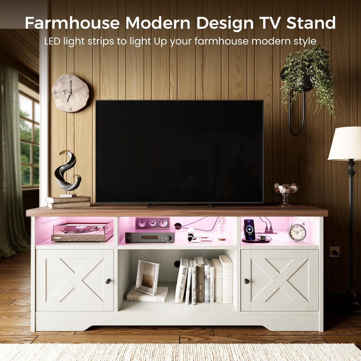 White TV Stand C76345
