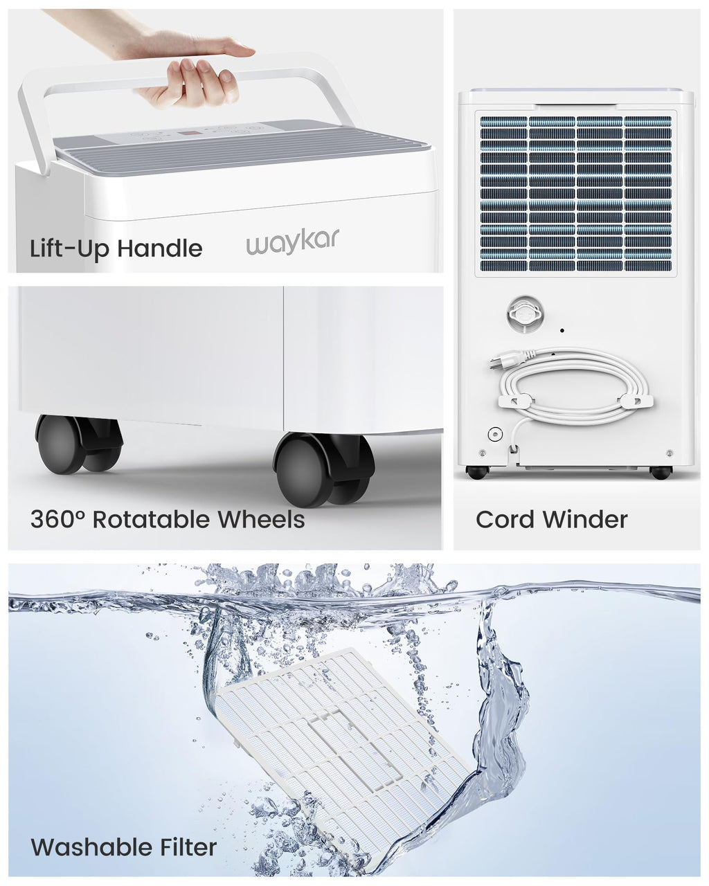 150 Pint Dehumidifier with Pump Q7334