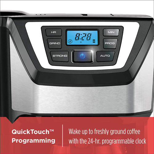 12-Cup Grind and Brew Coffee Maker I334