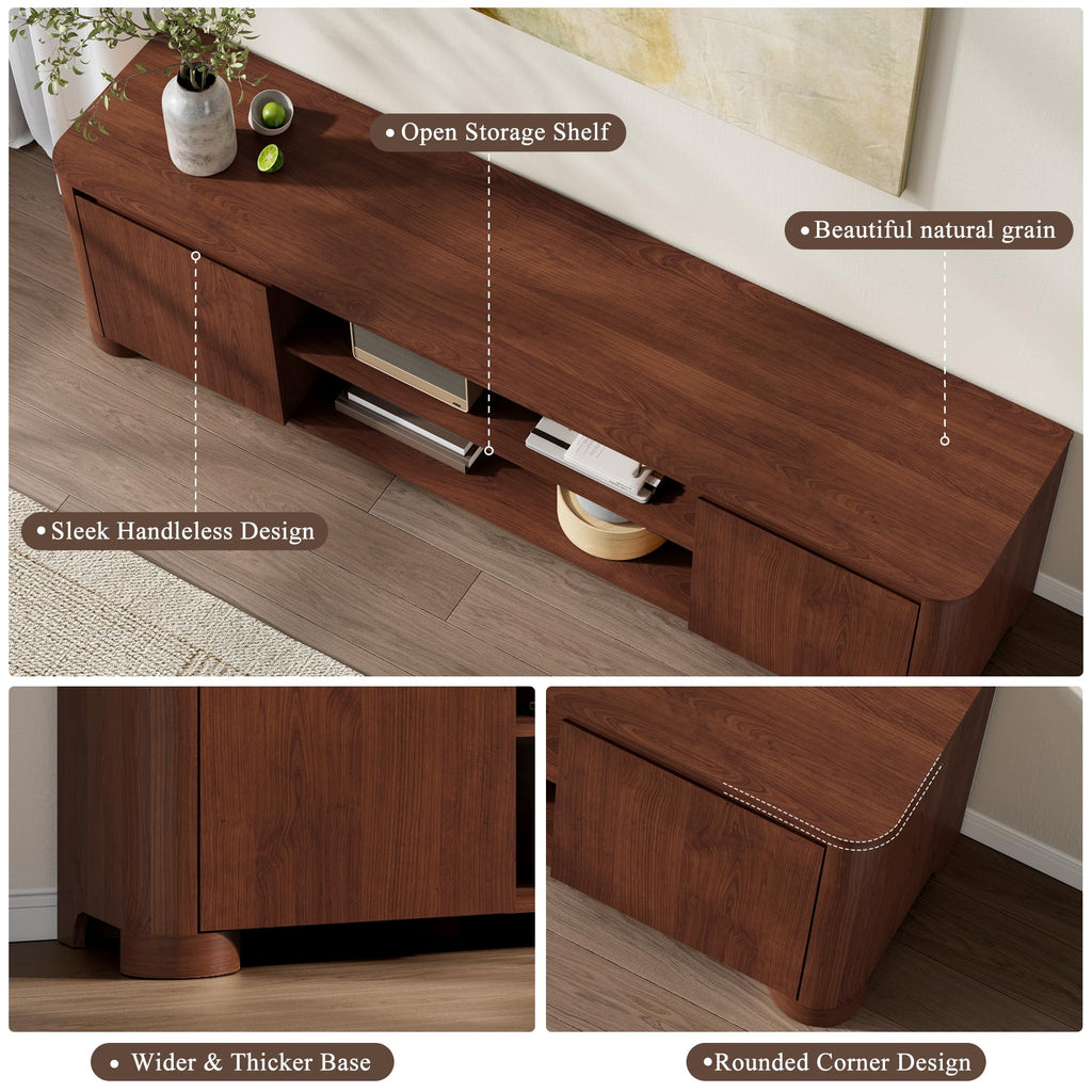 70" Walnut TV Stand E447768
