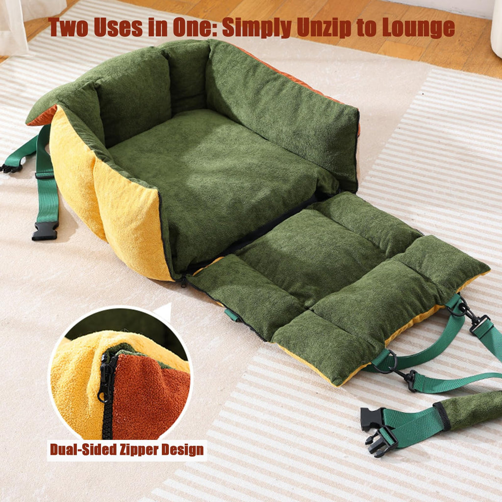 2-in-1 Dog Car Seat for Small Dogs D9883