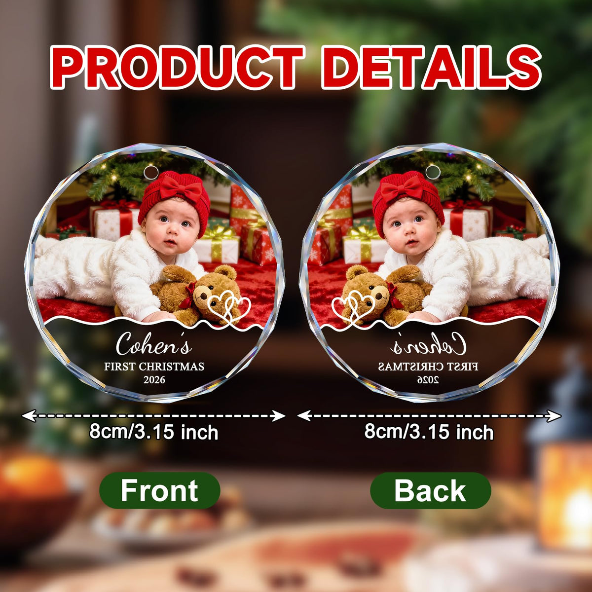 Baby's First Christmas Ornament 2026 F875064