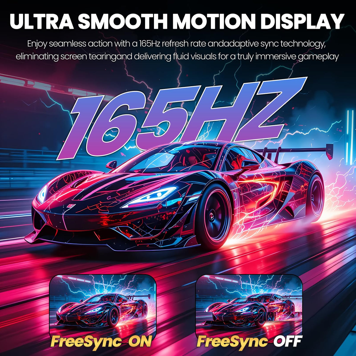 34 Inch 165Hz UWQHD IPS Ultrawide Gaming Monitor B3251