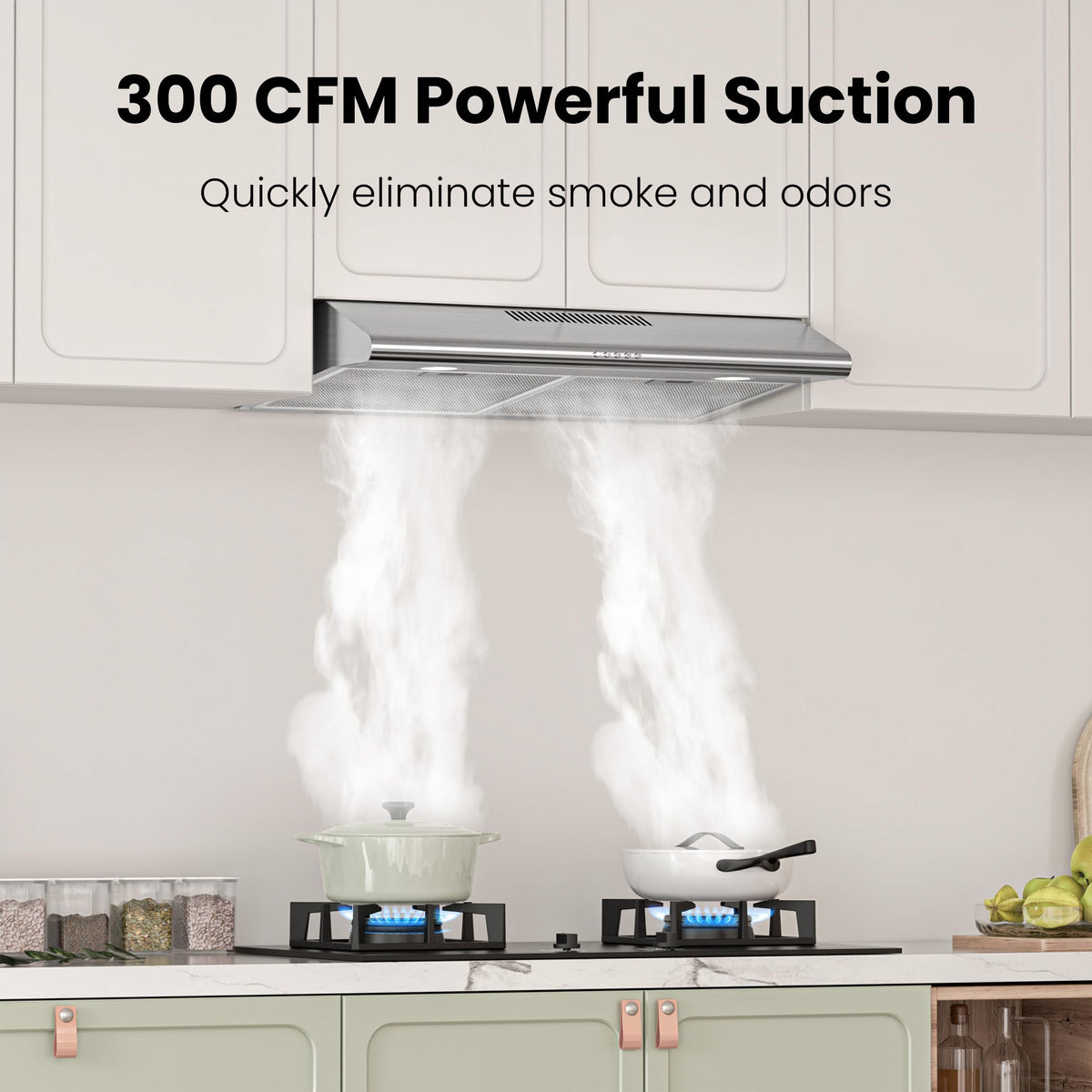 30 inch 300 CFM Under Cabinet Range Hood V5582