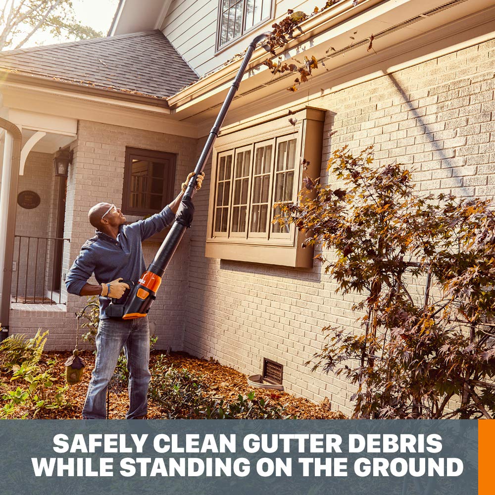 40V Cordless Leaf Blower with Brushless Motor & Gutter Cleaning Kit M188
