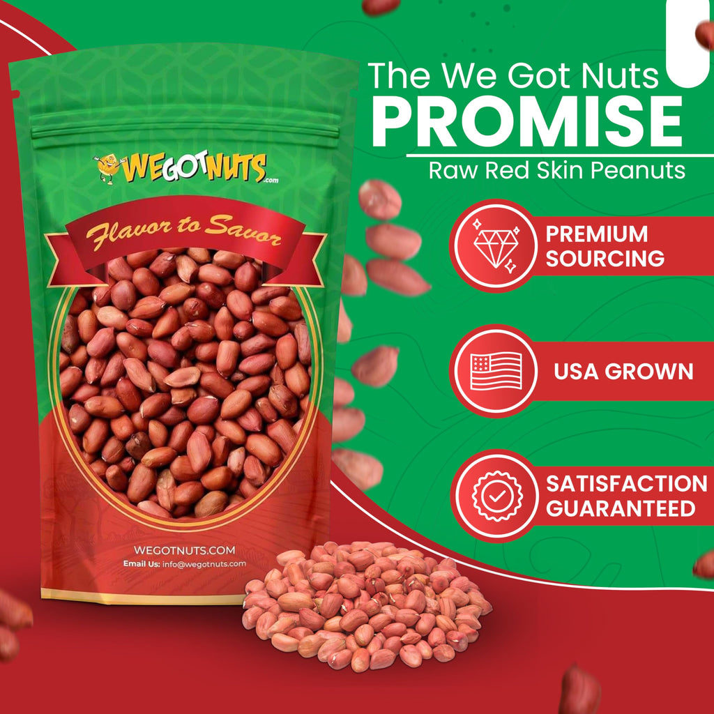 Red Skin Peanuts Unsalted 5LB Bag C235755