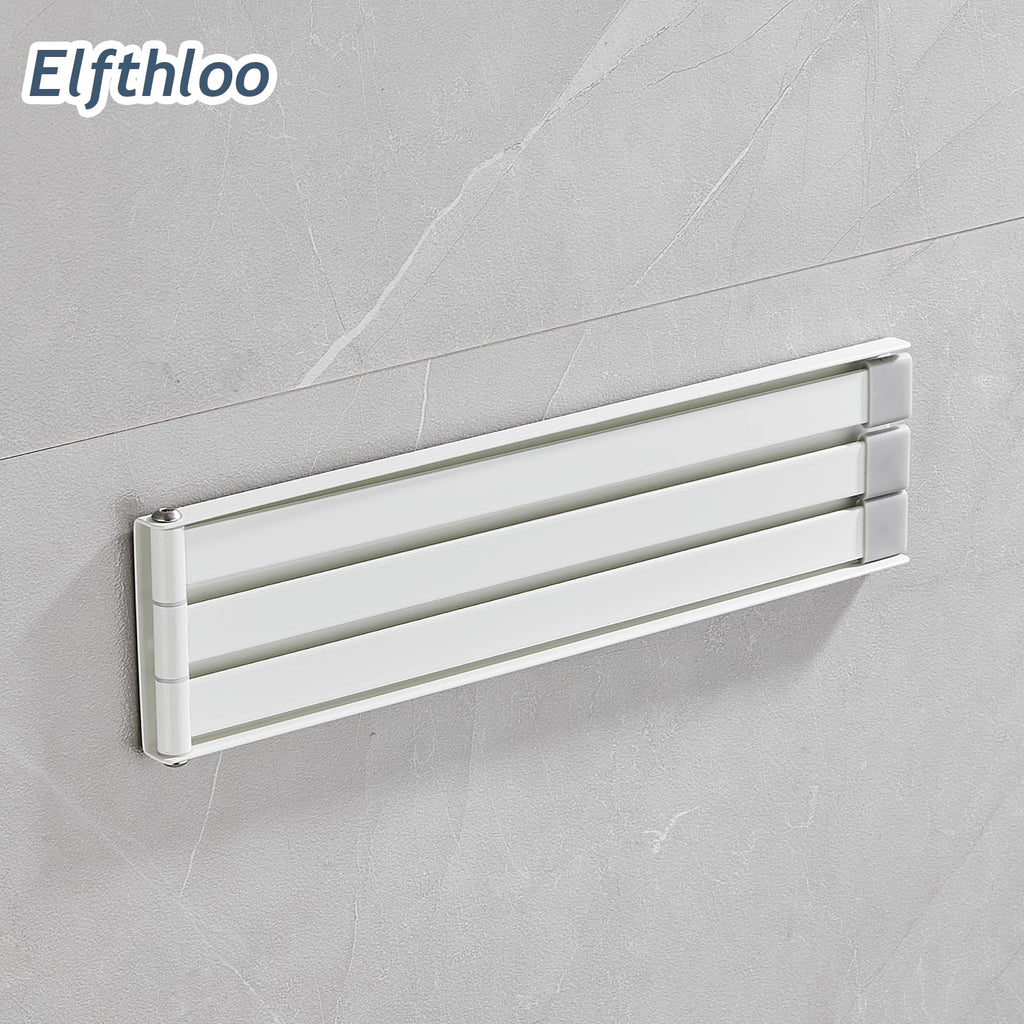 Swivel Kitchen Towel Rack 3-Arm White X481