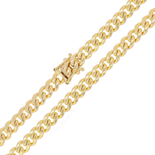 14k Yellow Gold Cuban Curb Link Chain M748296
