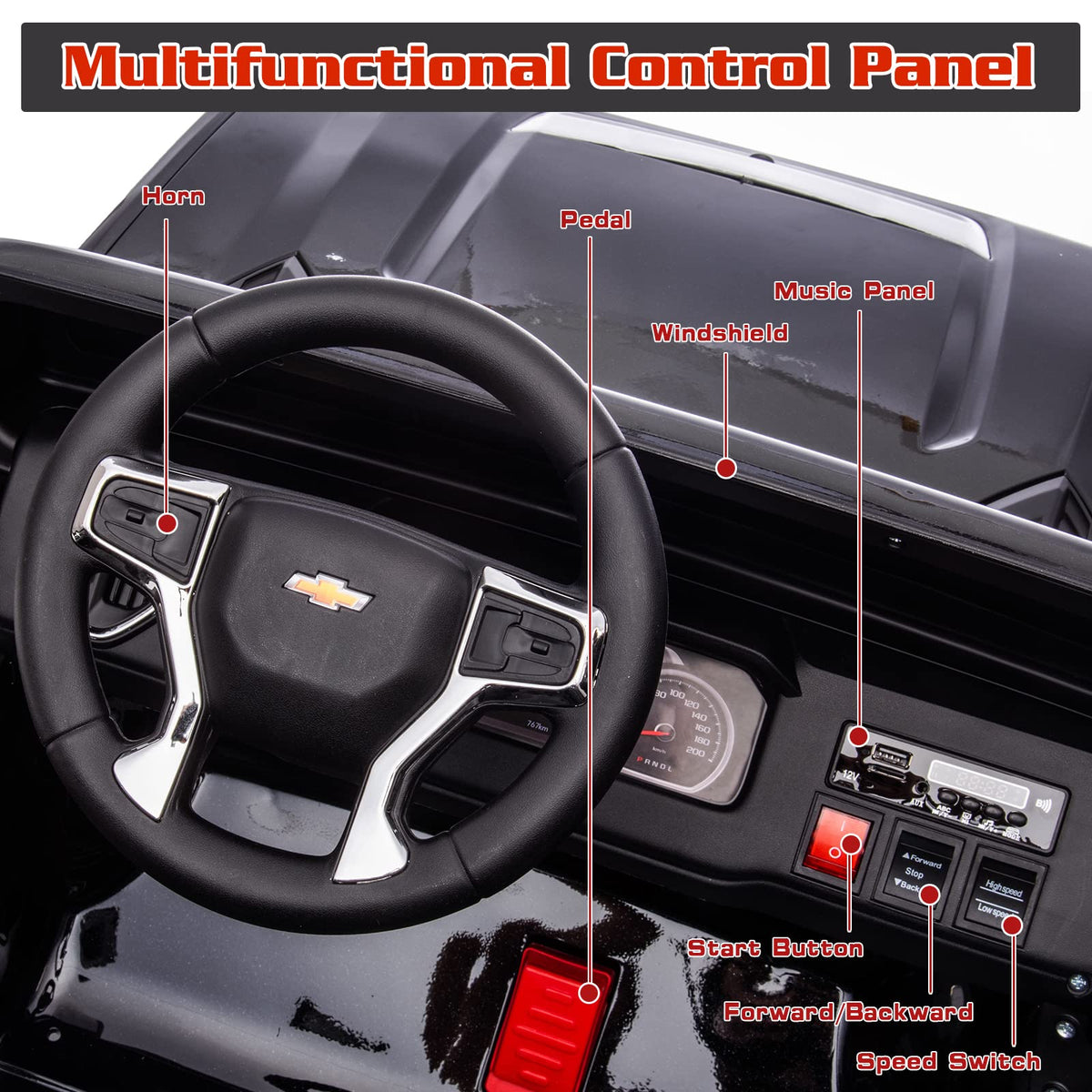24V 2 Seater Ride on Car P240