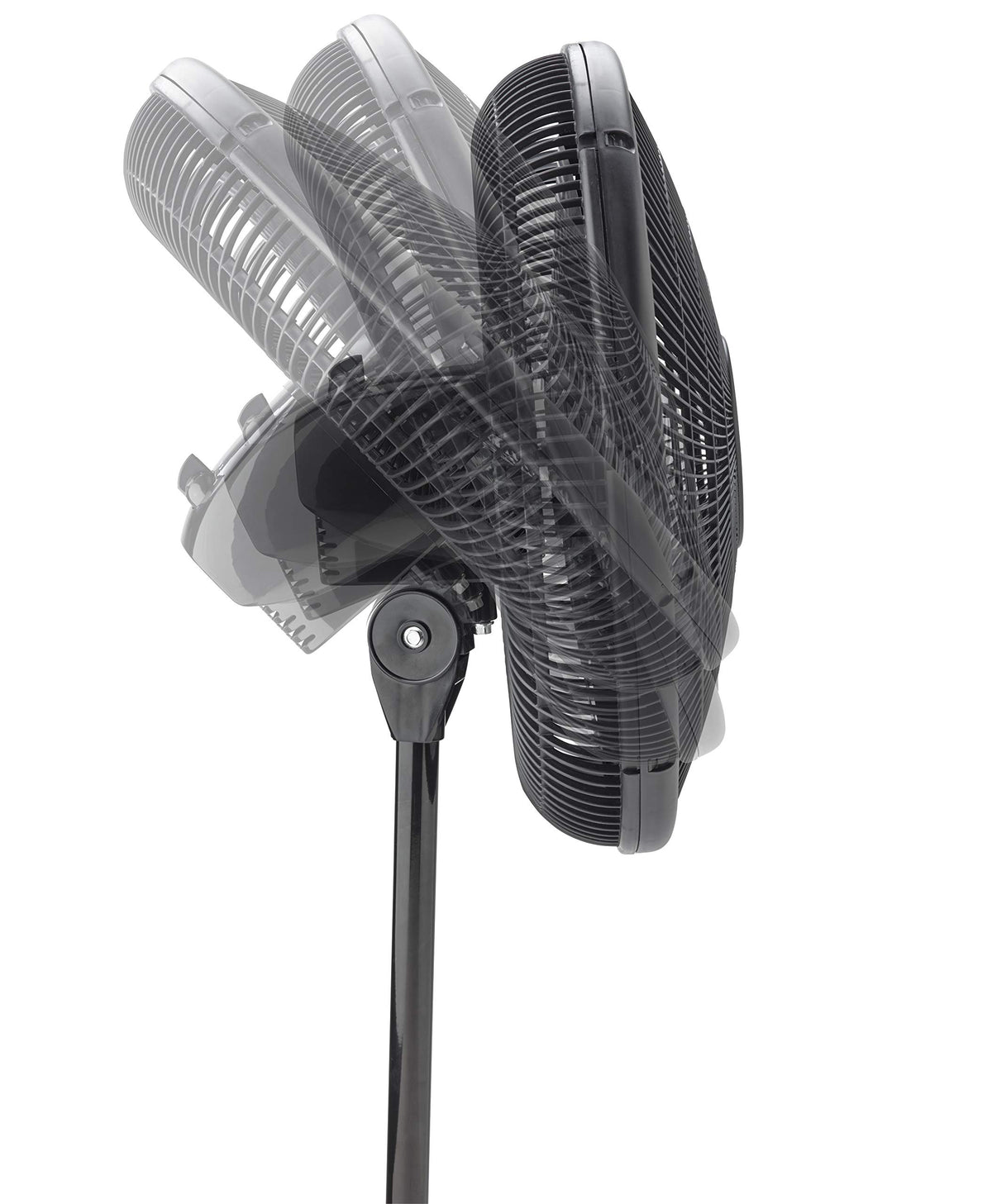 16-inch 3-Speed Oscillating Floor Fan with Adjustable Height E5343