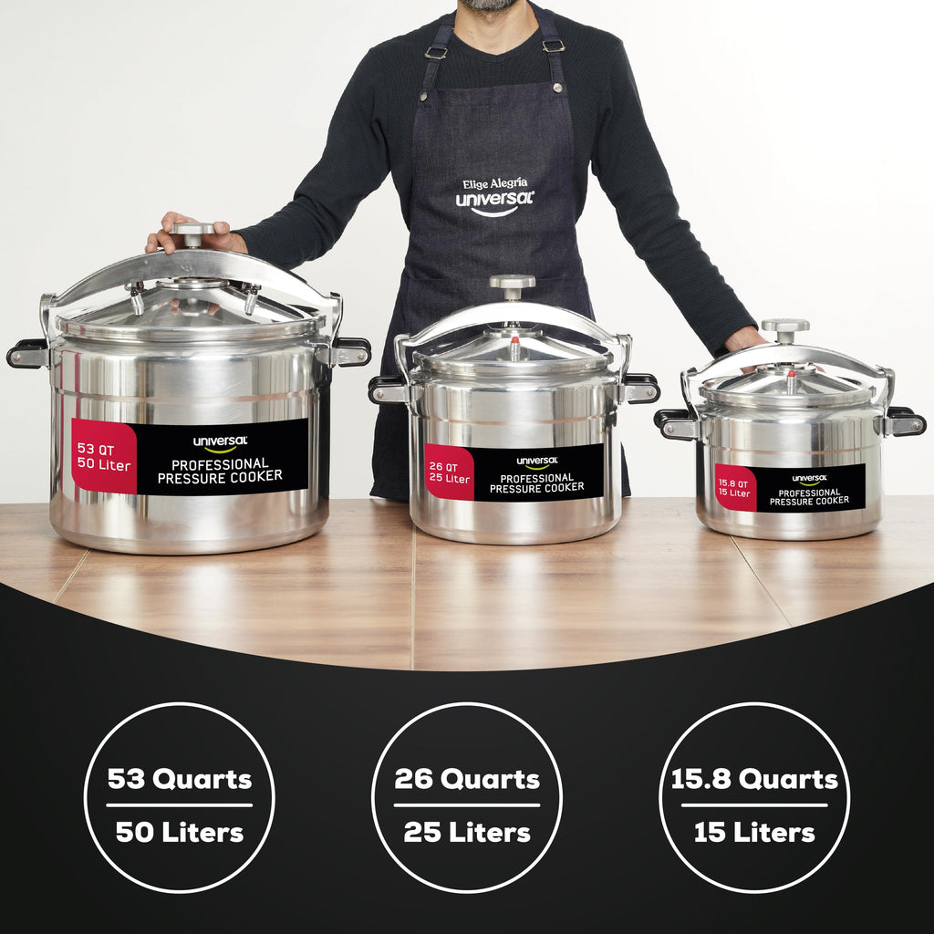 15.8-Quart Aluminum Pressure Cooker P581
