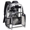 Clear Heavy Duty Black Backpack N747282
