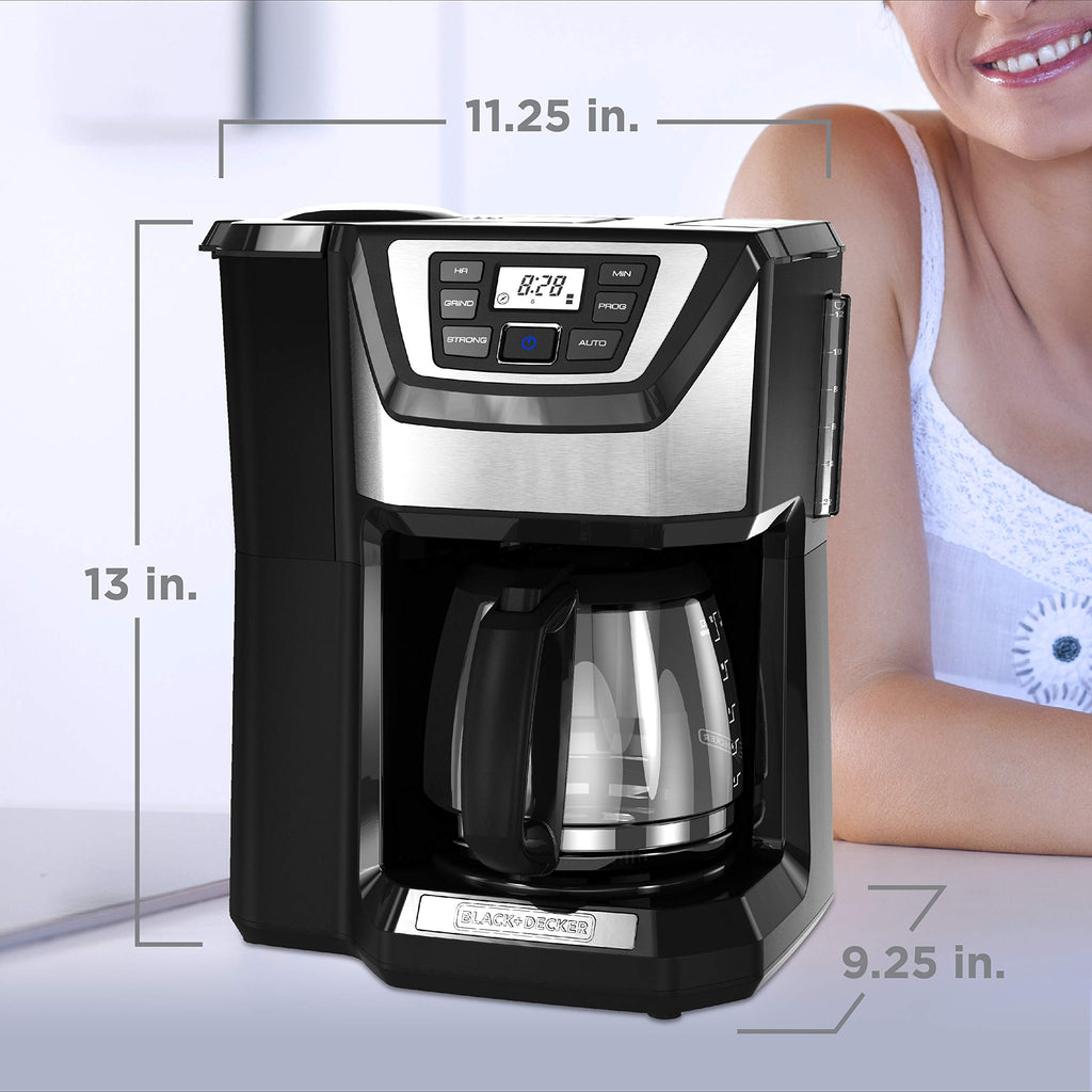 12-Cup Grind and Brew Coffee Maker I334