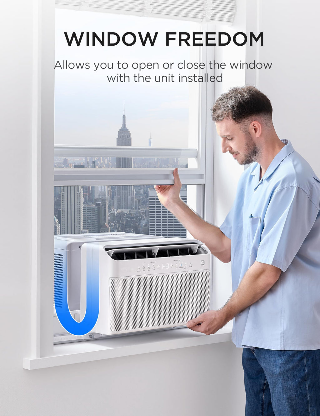 0,000 BTU U Shaped Window Air Conditioner P126644