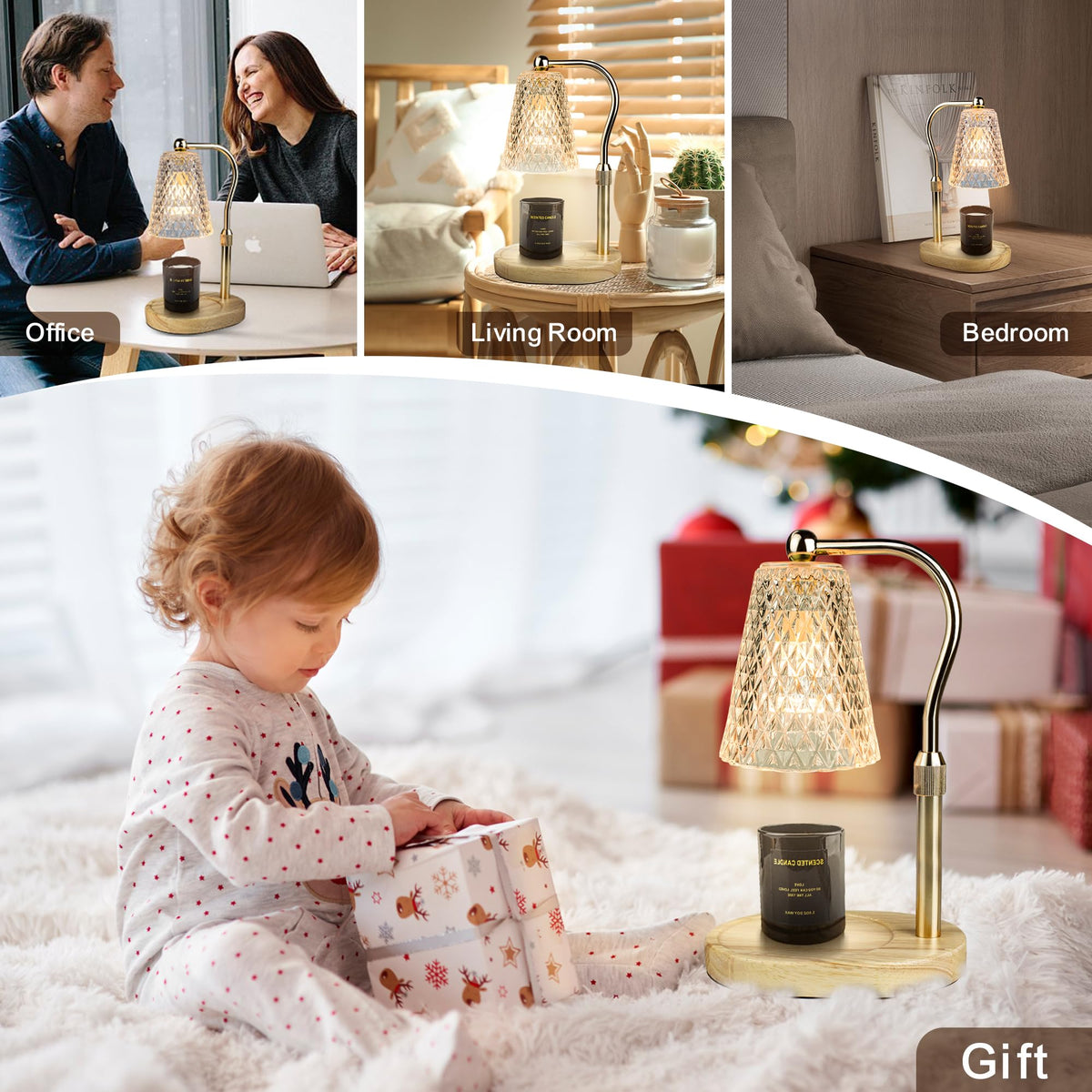 Adjustable Candle Warmer Lamp with Timer Z630