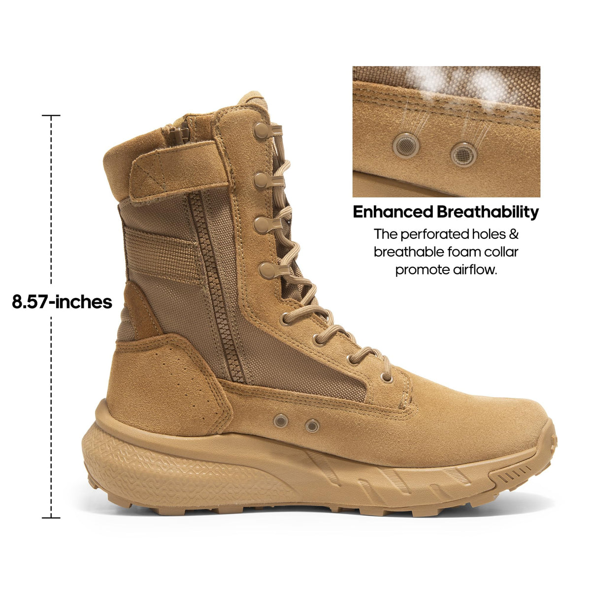 Men's Breathable Tactical Work Boots U8976