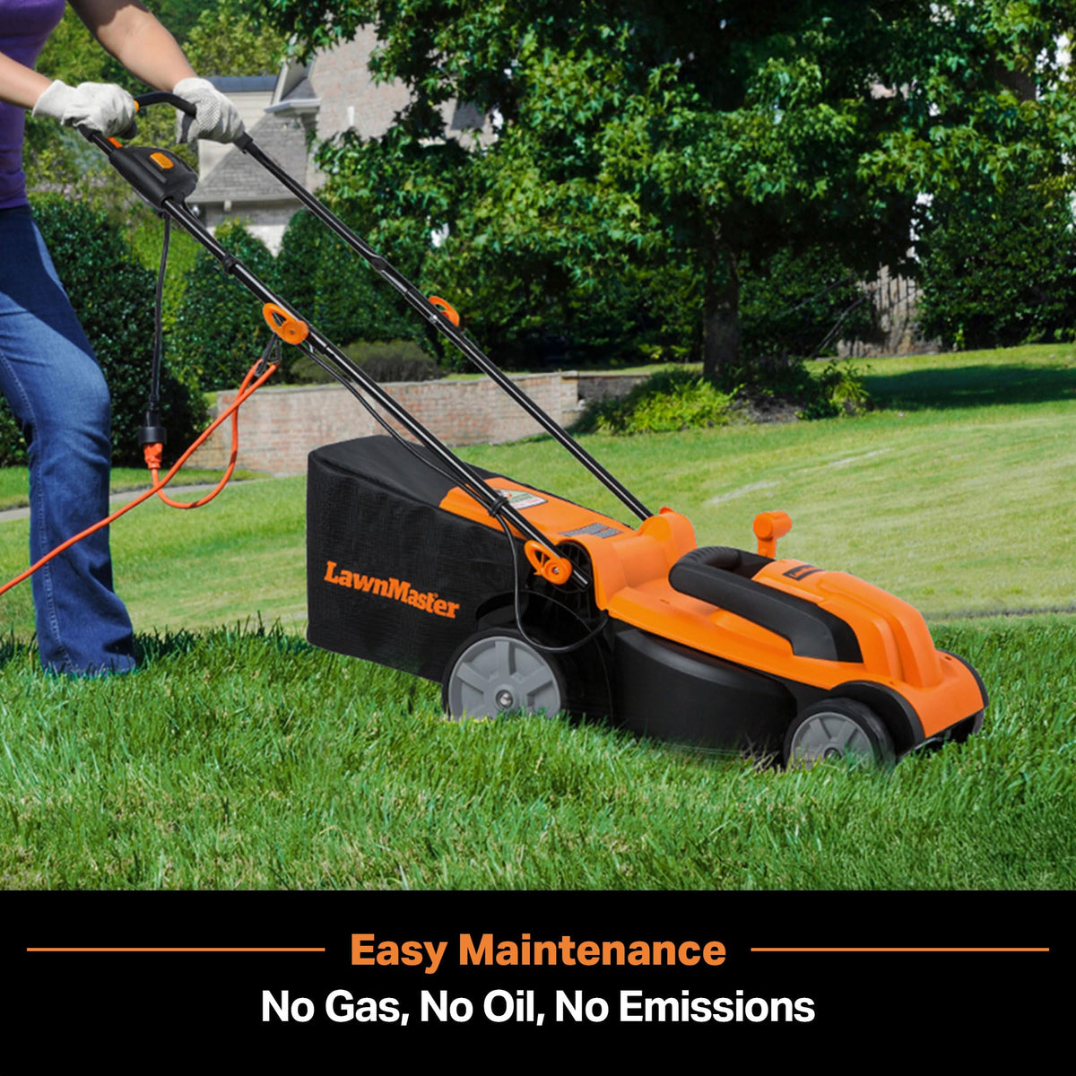 Electric Corded Lawn Mower 15-Inch 11AMP A8680
