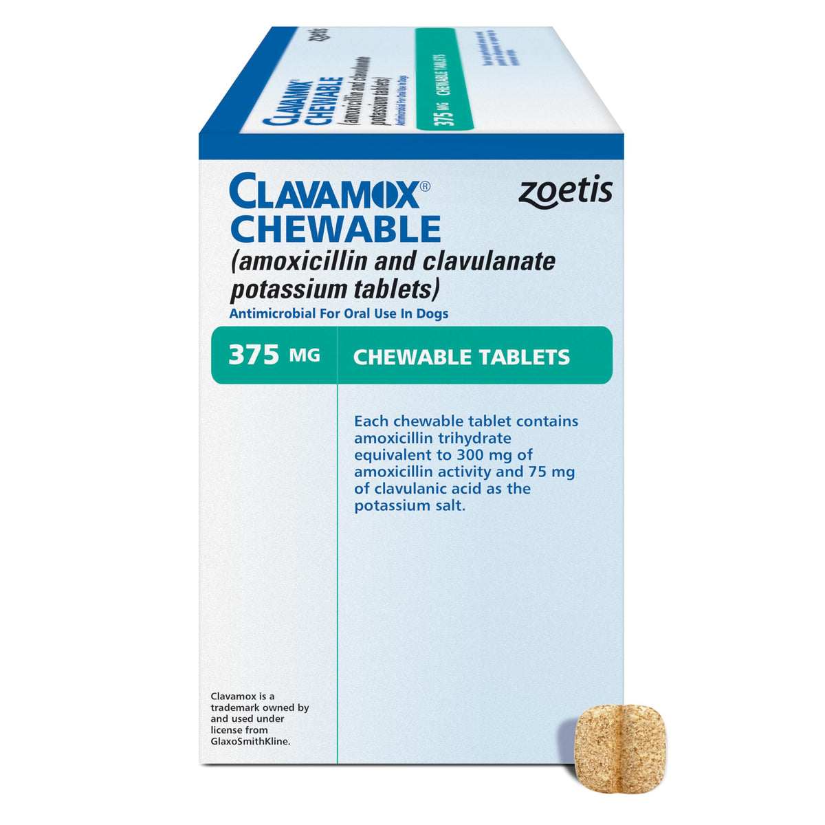 375 mg 28 Tablets Chewable for Dogs & Cats X409