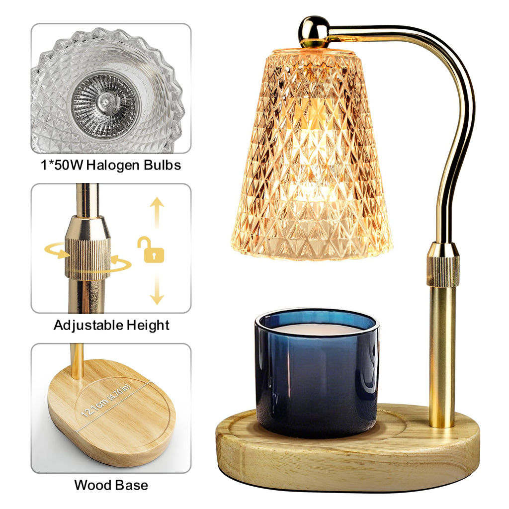 Adjustable Candle Warmer Lamp with Timer Z630