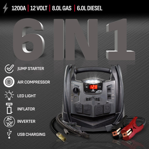 12V Car Battery Jump Starter & Power Station F3181