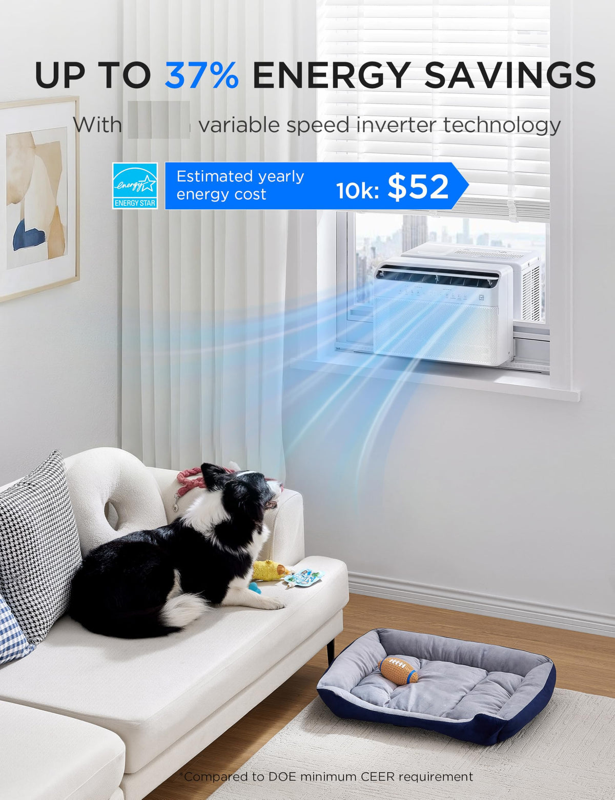 0,000 BTU U Shaped Window Air Conditioner P126644