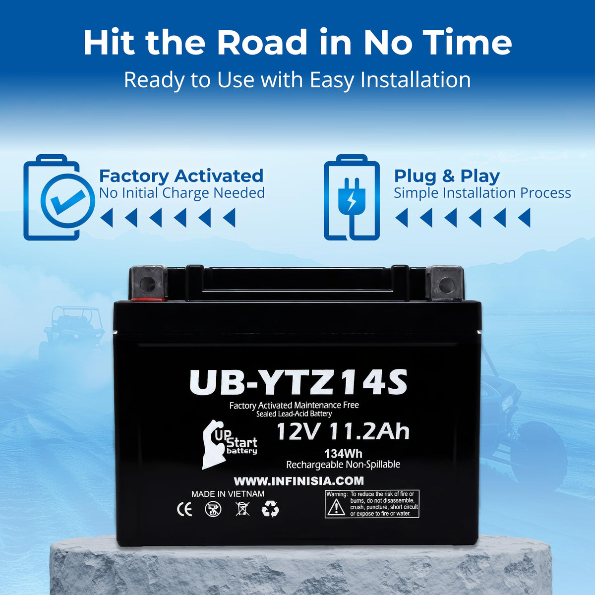 12V 11.2Ah Battery W47419