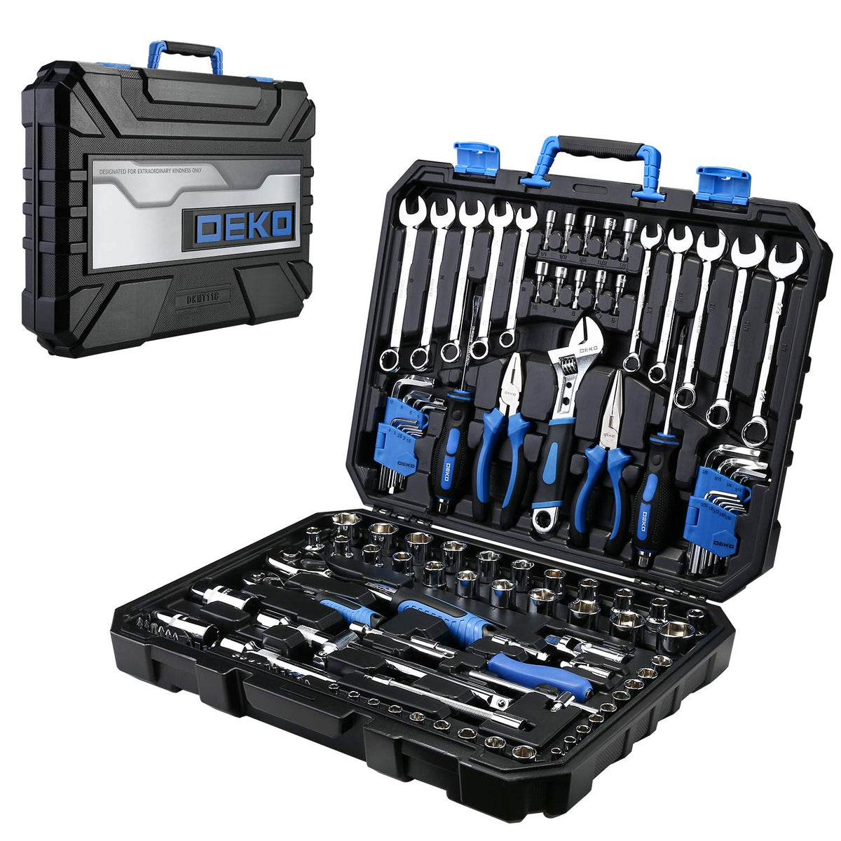 118 Piece Tool Kit Socket Wrench H293