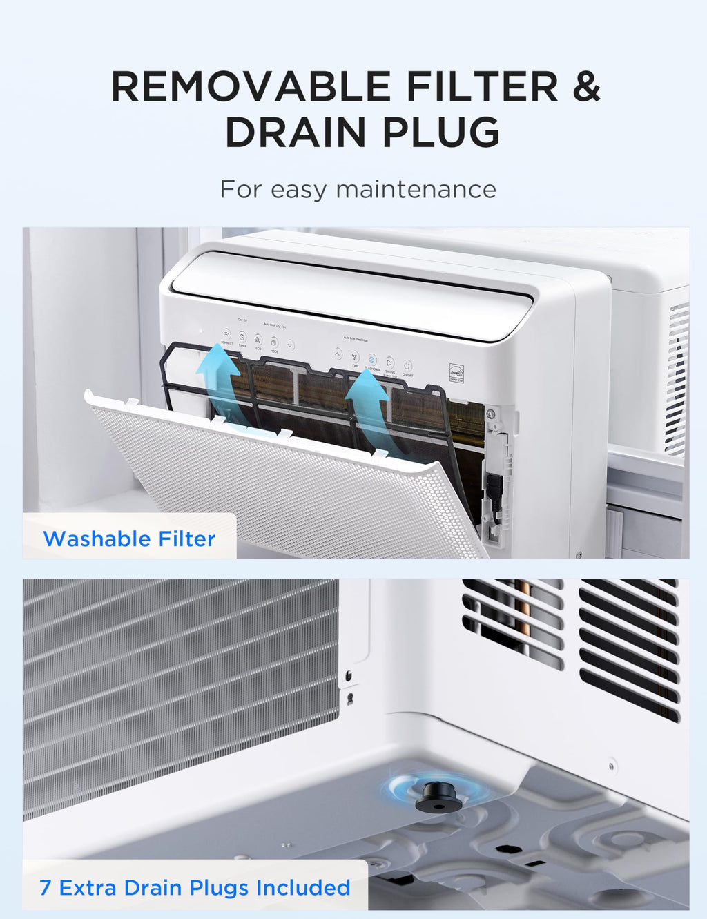 0,000 BTU U Shaped Window Air Conditioner P126644