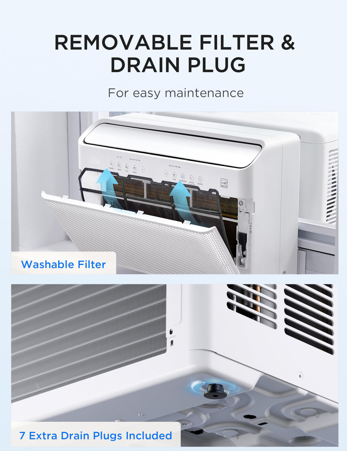 0,000 BTU U Shaped Window Air Conditioner P126644