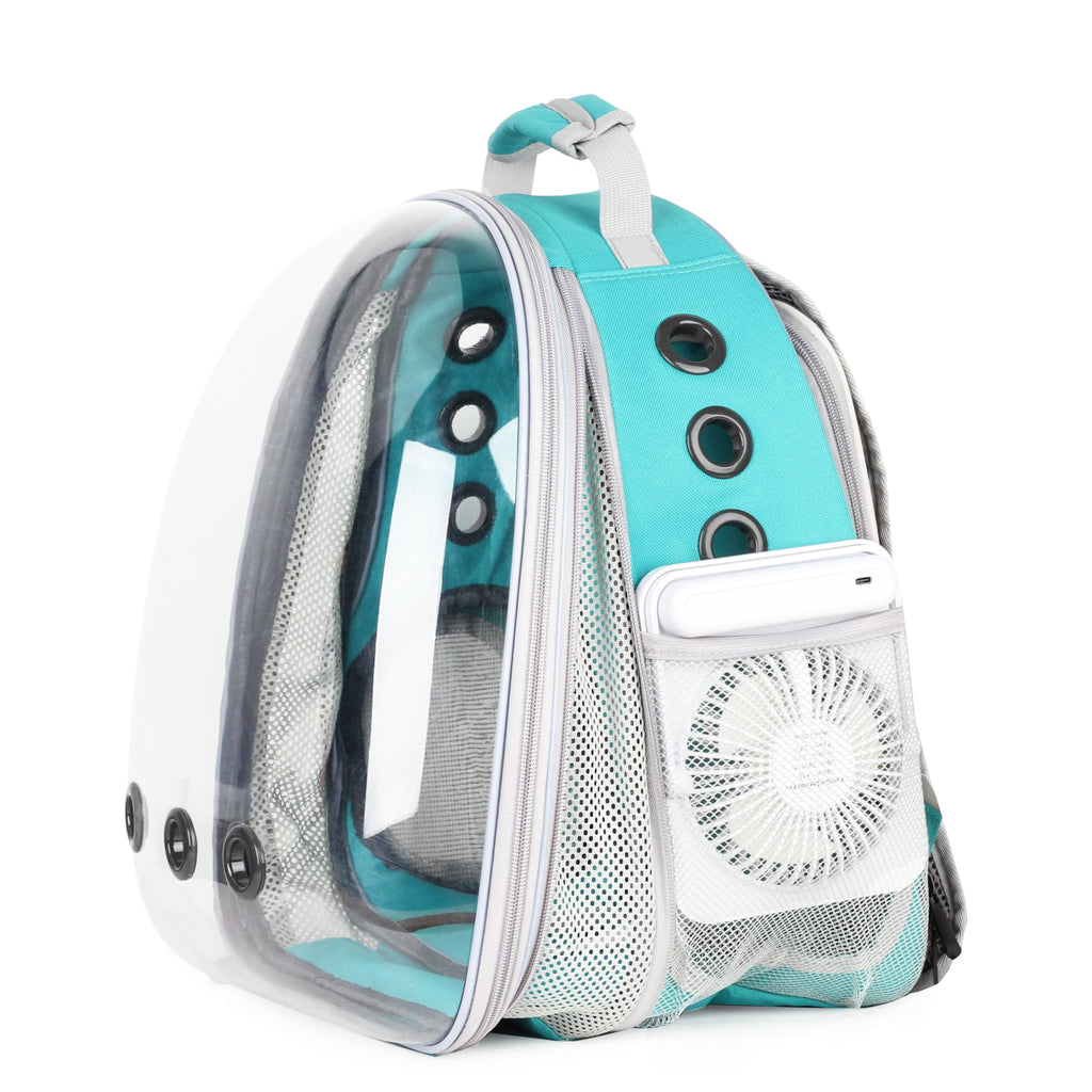 Expandable Cat Backpack with Mini Fan H989854