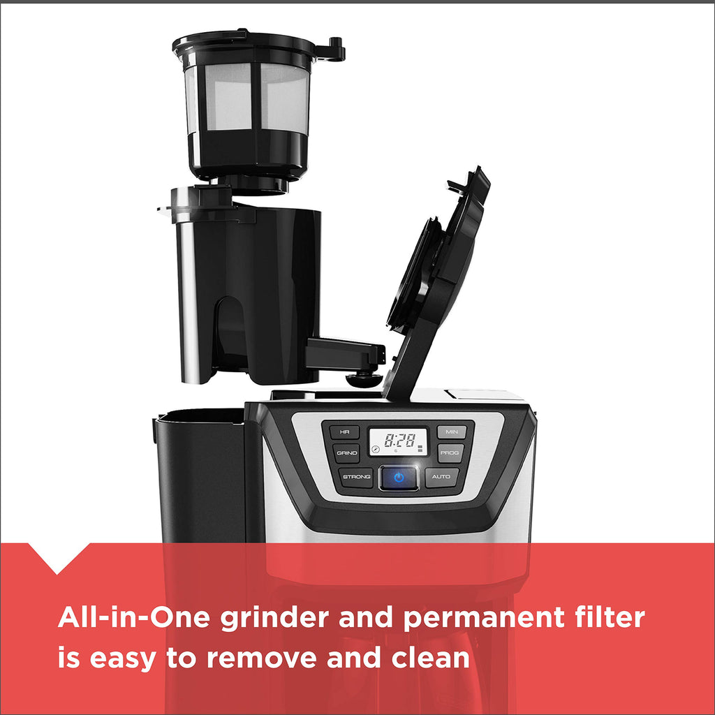 12-Cup Grind and Brew Coffee Maker I334