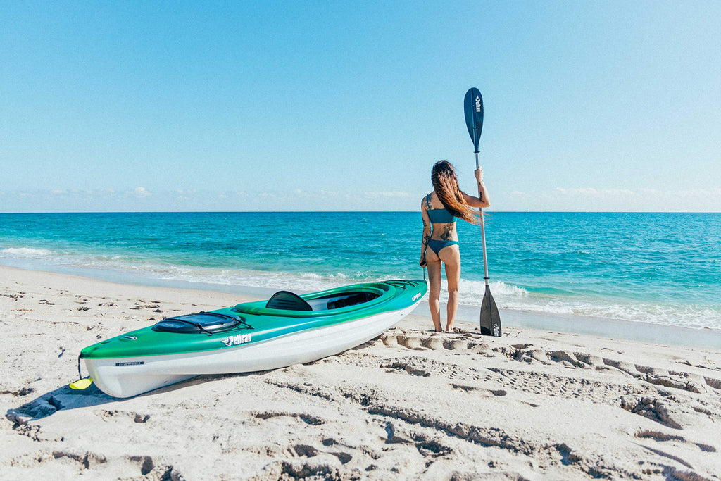 Standard Kayak Paddle with Aluminum Shaft and Polypropylene Blade Q664226