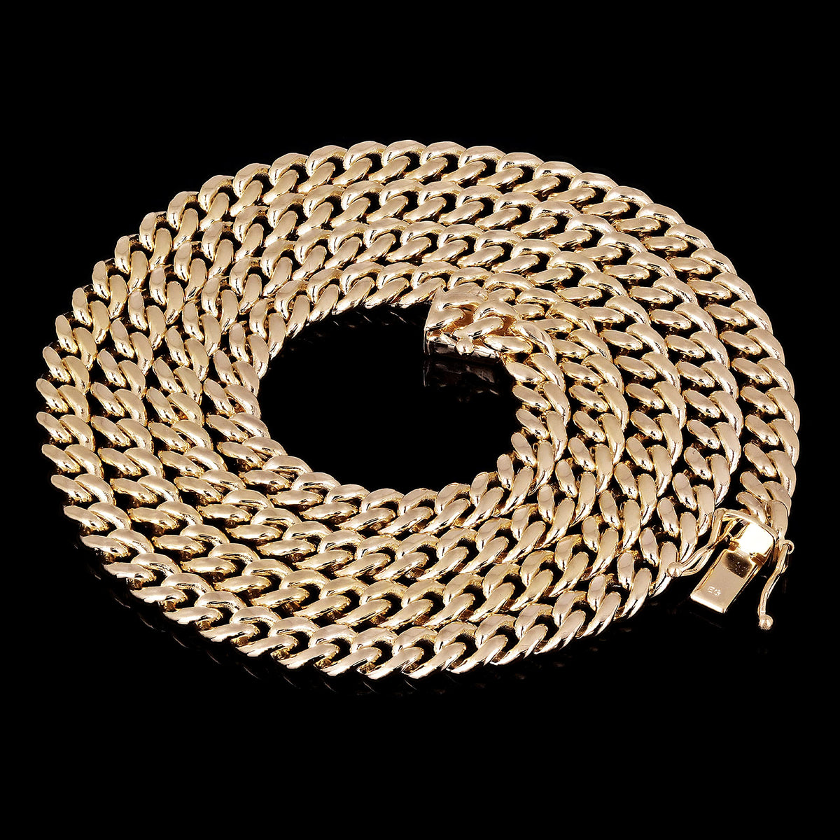 14k Yellow Gold Cuban Curb Link Chain M748296