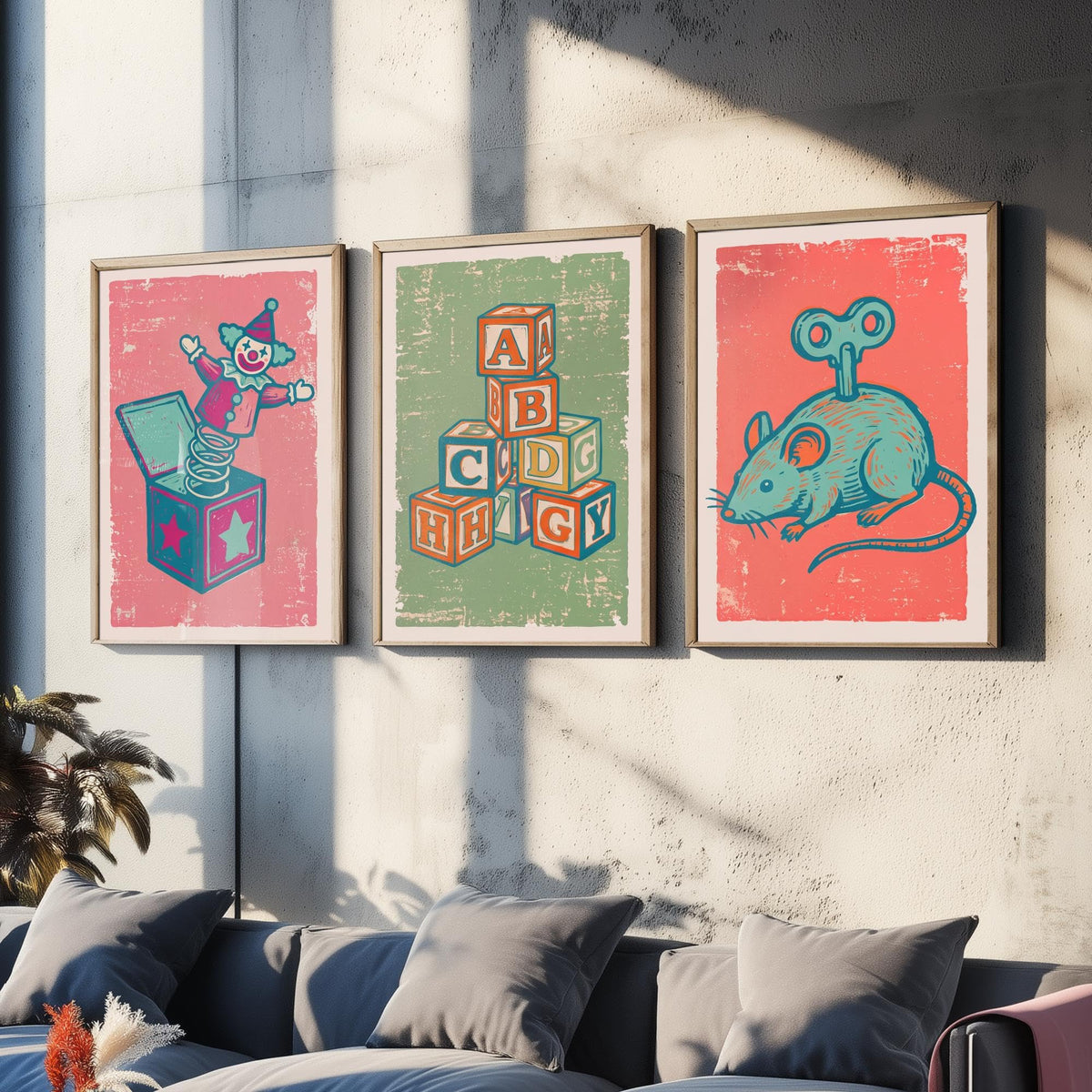 Art Prints Set of 3 J304