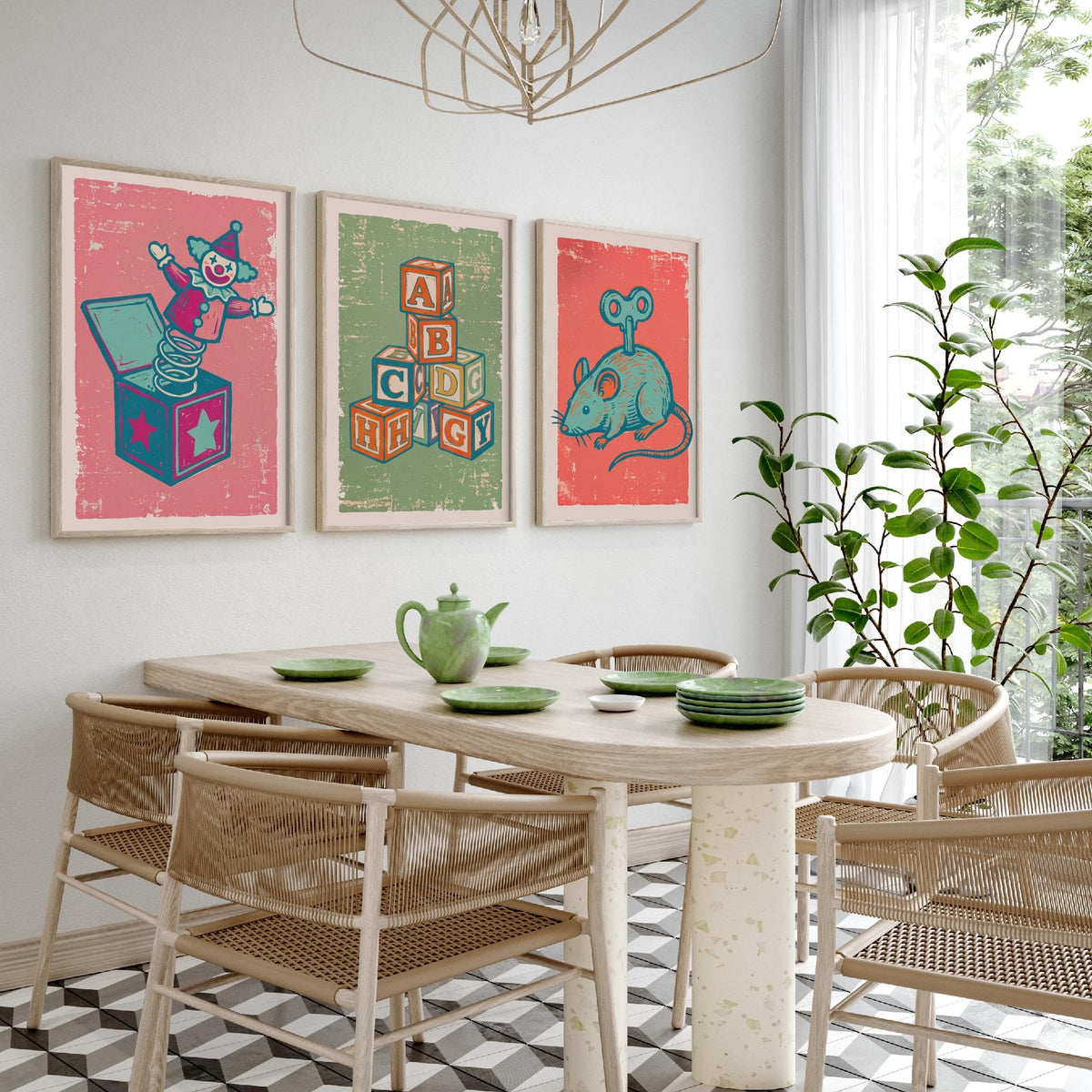 Art Prints Set of 3 J304