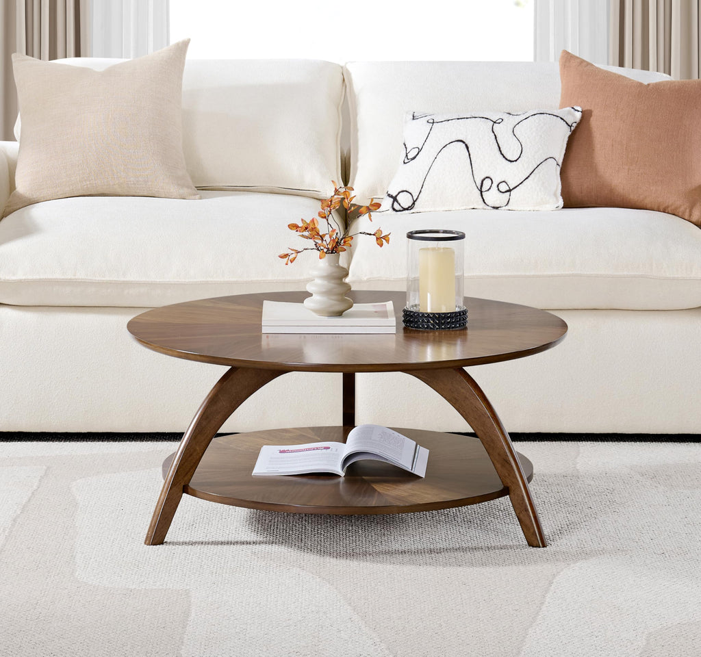 Round Wood Coffee Table E17565